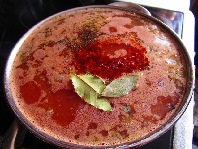 Похмельный томатный суп