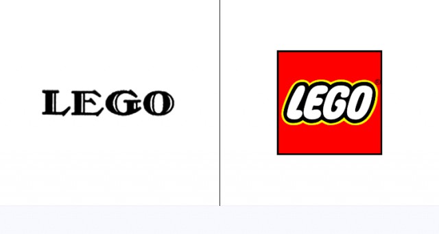 Логотипы известных брендов на заре их карьеры