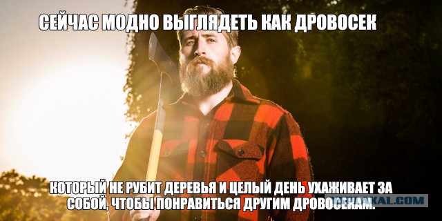 Молодая активно приласкала выбритой щелочкой длинный стояк бородатого дровосека