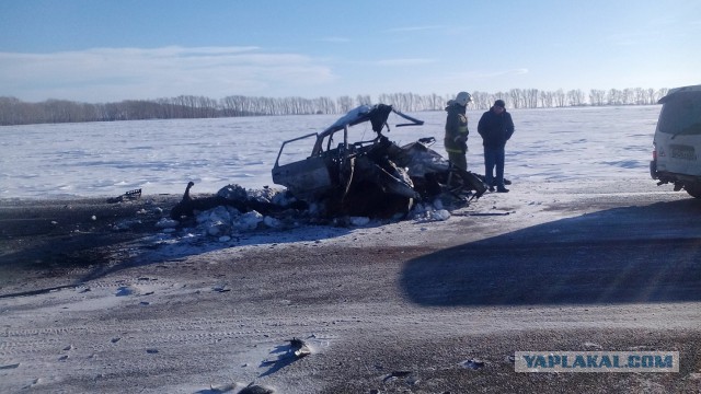 Жуткое ДТП, двое сгорели заживо