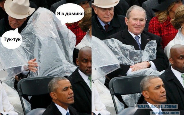Как Буш с пакетом боролся