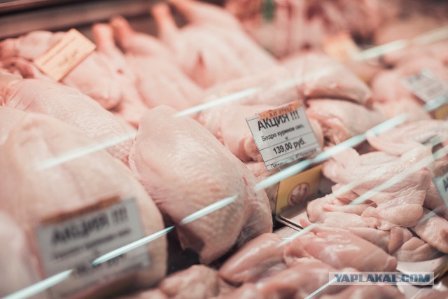Цены на мясо и птицу сильно повысятся из-за двукратного повышения НДС.