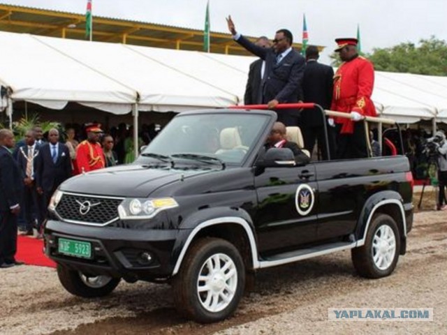УАЗ Патриот будет в кортеже президента Намибии... и это серьезно