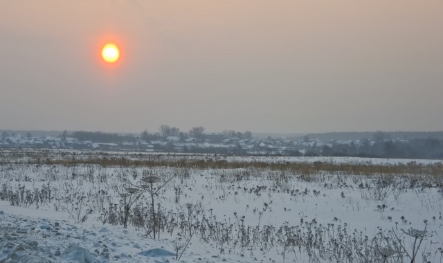 Зима в русской глубинке