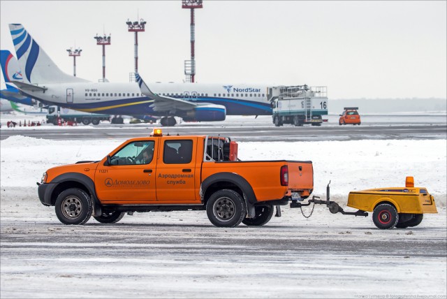 Работа аэропорта Домодедово в сложных метеоусловиях