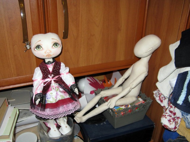 Хобби жены: текстильные куклы