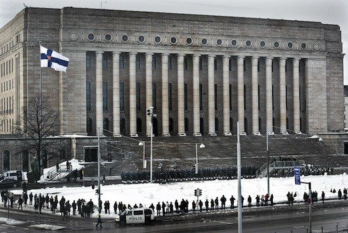 Массовые беспорядки в Хельсинки!