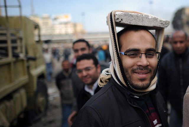 Шлемы погромщиков в Египте