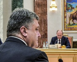 СМИ сообщили об отмене встречи Путина и Порошенко