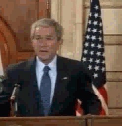 Нападение на Буша (два видео)