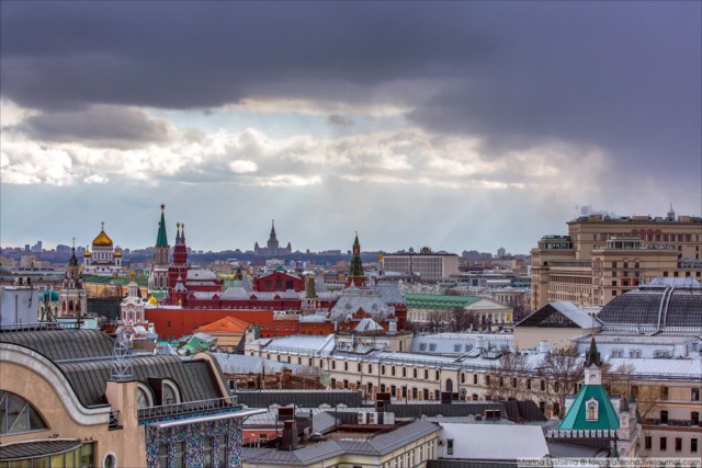 Прогулка по Москве сегодня