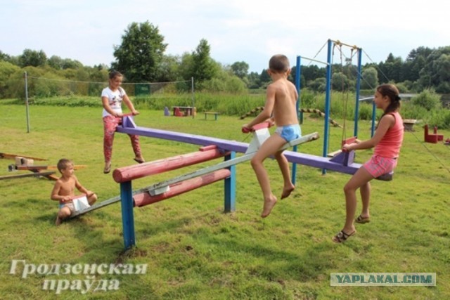 Белорусский пенсионер построил «аквапарк»
