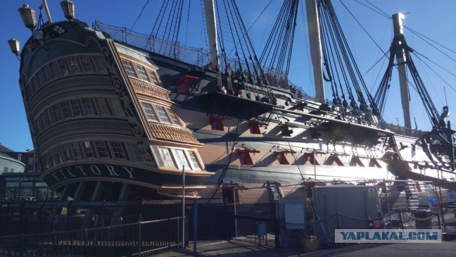 Посещение HMS Victory в г. Портсмут, Великобритания