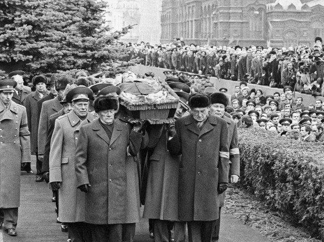 15.11.1982. Похороны Л.И.Брежнева.