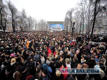 Пушкинская площадь. Митинг оппозиции.