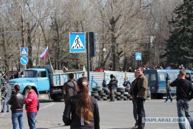 Митинг в Луганске.
