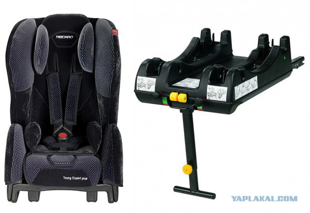 Детское автомобильное кресло Recaro Young Expert Plus + база isofix