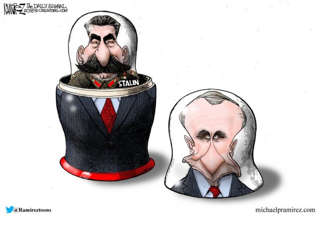 Выборы в России в западной карикатуре