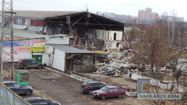 На юге Москвы начался снос Царицынского радиорынка