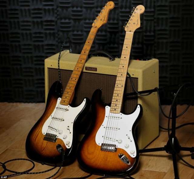 Как делают знаменитые гитары Fender Stratocaster.