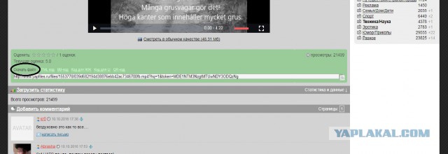 Как скачать видео с ЯПа?