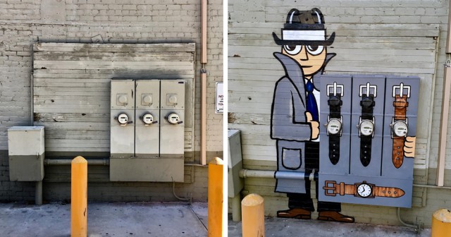 Этого парня давно ищет полиция, но безуспешно, поэтому улицы Нью-Йорка продолжают пополнять новые арт-объекты