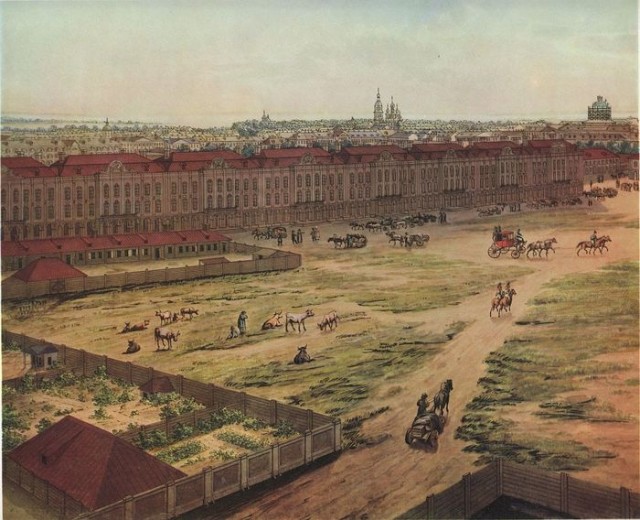 Анжело Тозелли. Панорама Петербурга 1820 года