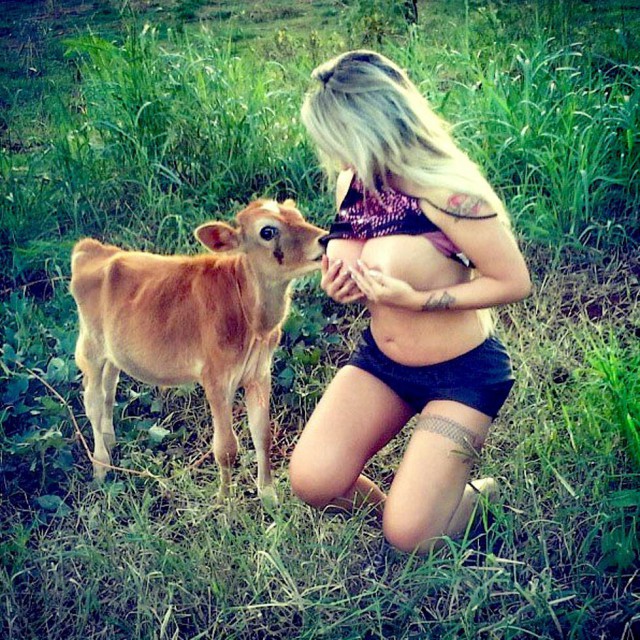 Cum milk sexy cow girl photos