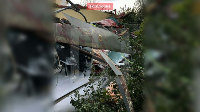 Появилось первое видео с места крушения вертолёта в Сочи