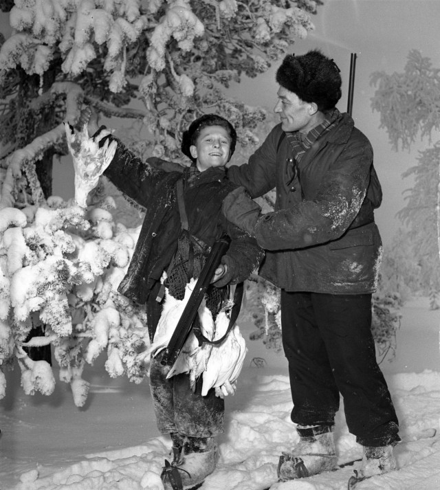 1950-е. Охота в Сибири на фотографиях Марка Степановича Редькина