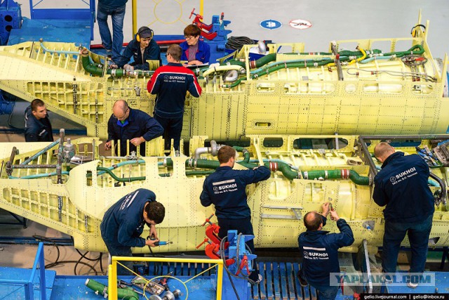 Производство фронтового бомбардировщика Су-34. НАЗ