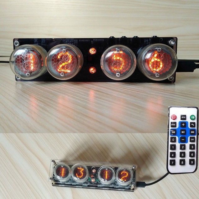 Nixie clock: часы на 6 индикаторах ИН-14
