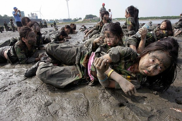 Детские военные сборы в Южной Корее