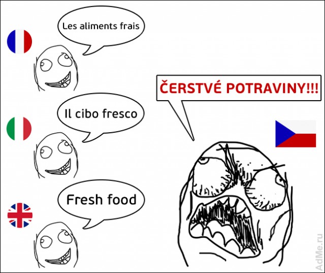Cуровый чешский язык