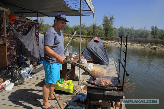 Сплав на плоту по Дону