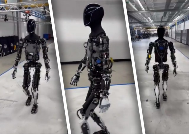 Илон Маск поделился видео "человекоподобной" походки гуманоидного робота Tesla Optimus