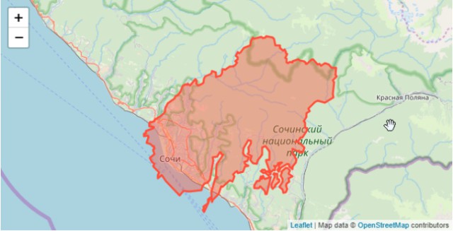 Калифорнийские пожары в сравнении с крупными российскими городами