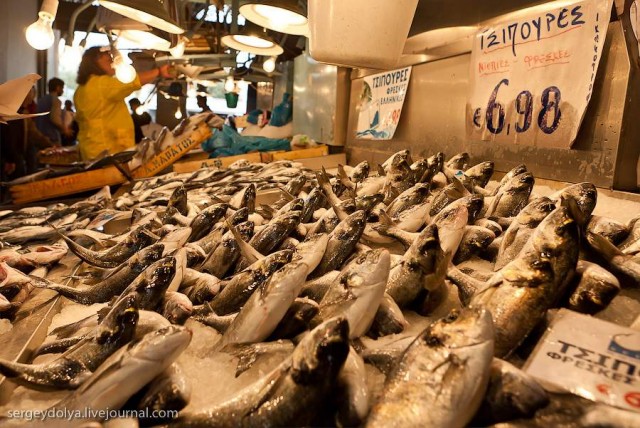 Афины. Рыбный рынок