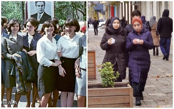 Девушки в Дагестане во времена СССР и сейчас