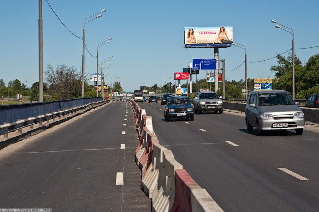 Город в осаде - ремонт на Ленинградском шоссе