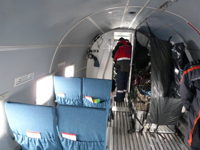 Ремонт самолета в Антарктиде.