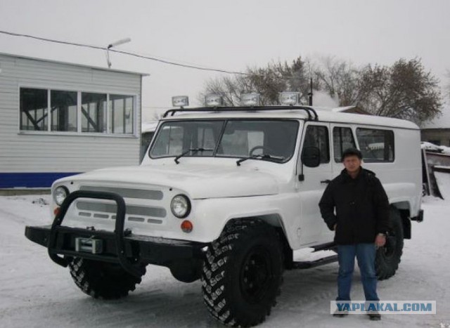 Редкий вездеход УАЗ Trekol или на что способны русские умельцы