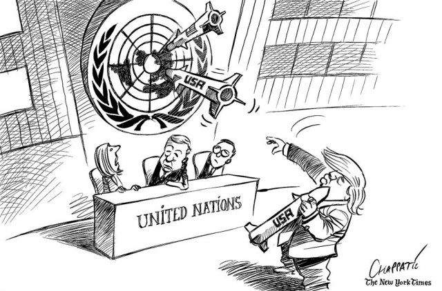 США составили список стран, не поддерживающих их позицию в Генассамблее ООН