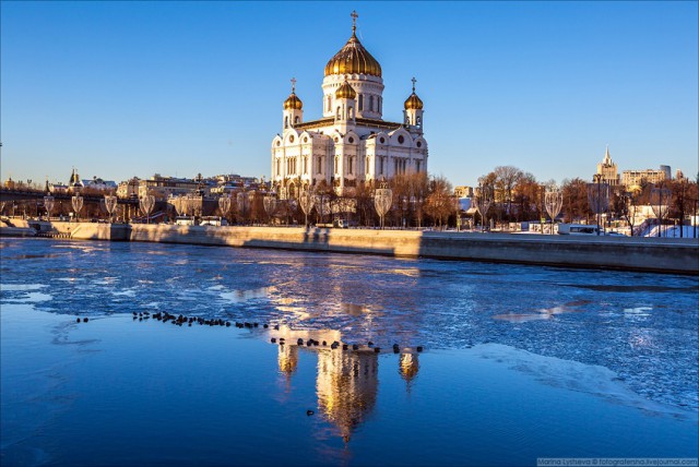 Москву сковали льды