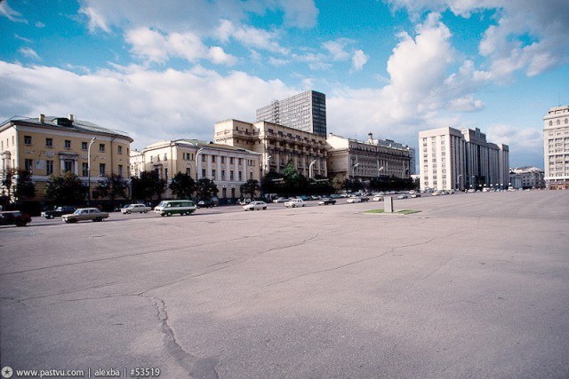 Прогулка по Москве 1989 года