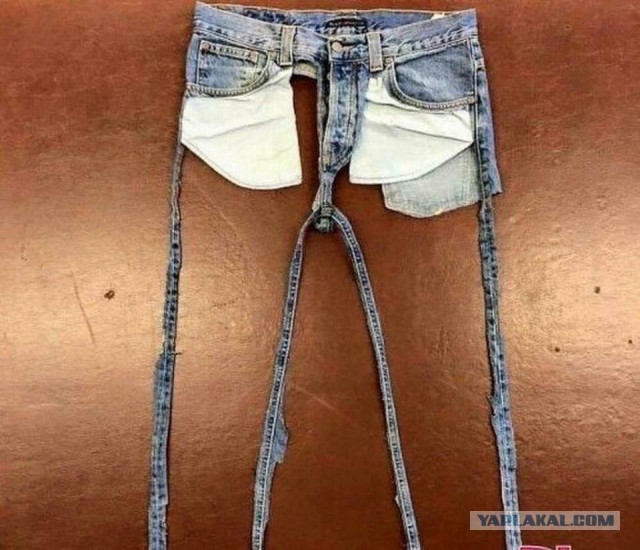 Как делают "рваные джинсы"