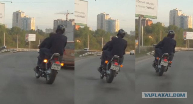 Последние секунды жизни мотоциклиста из Новосибирска попали на видео