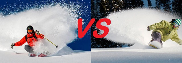 Сноуборд vs лыжи