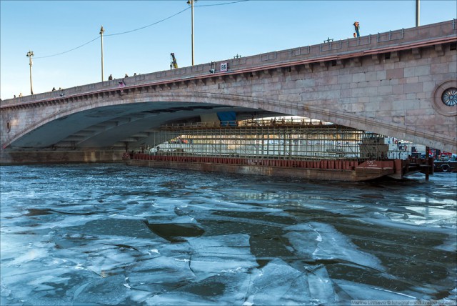 Москву сковали льды