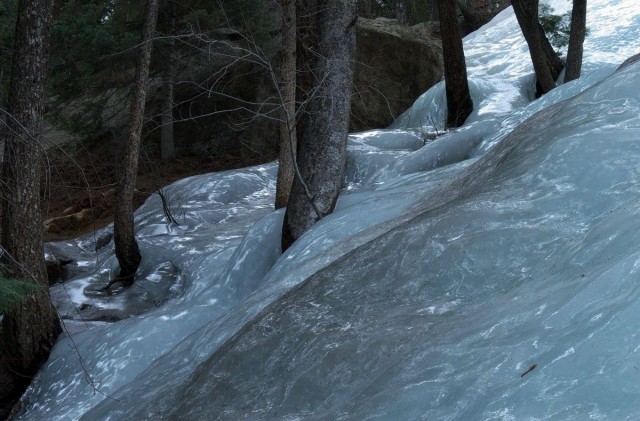 Замерзшая горная река